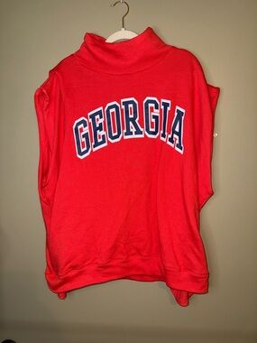 Bucket List GEORGIA Print Oversized Sleeveless Top Women’s Medium